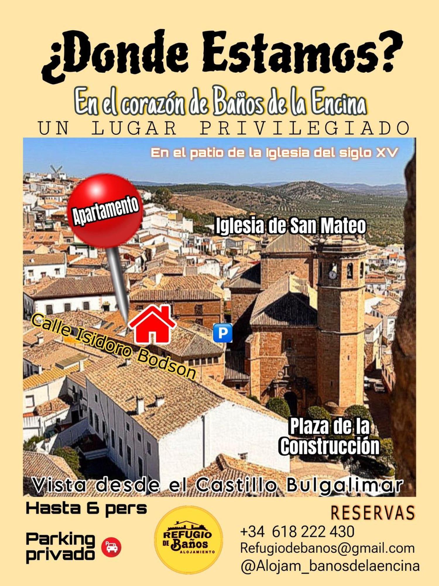 Refugio De Banos Apartment Banos De La Encina Luaran gambar